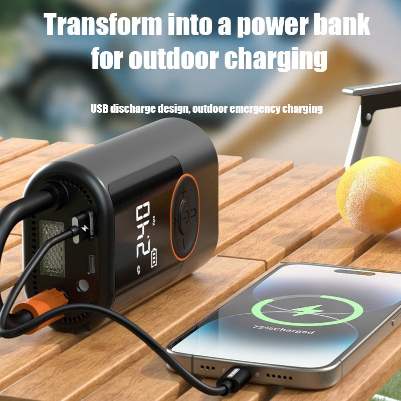Tire Inflator Portable Cordless Air Pump for Car, Motorcycle, Bicycle, Balls and More